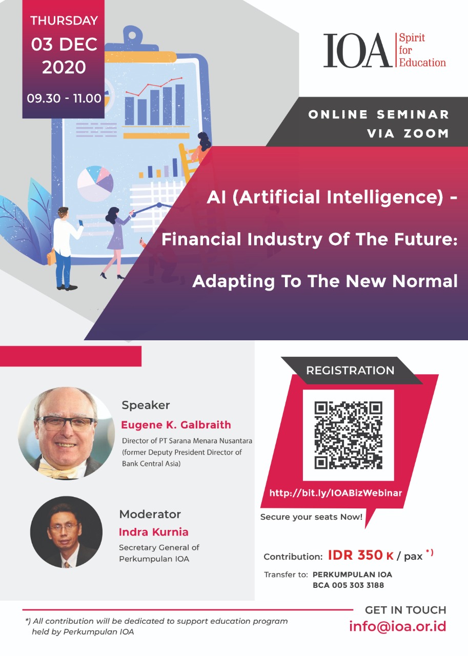Seminar Online : AI – Financial Industry of The Future : Adapting to The New Normal
