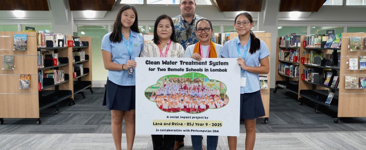 SERAH TERIMA DONASI AIR BERSIH UNTUK SEKOLAH DI LOMBOK UTARA