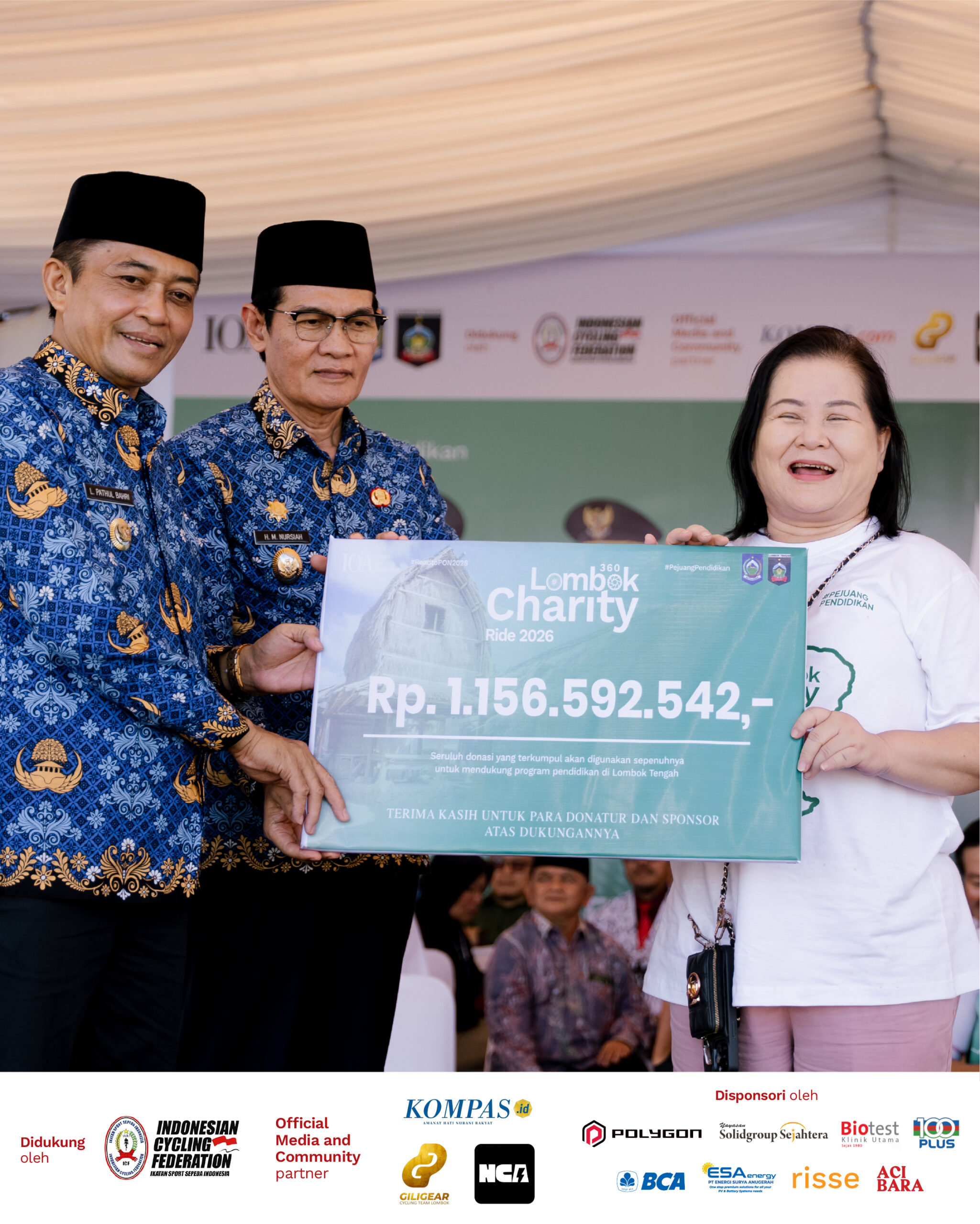 Pelaksanaan Lombok Charity Ride 2026